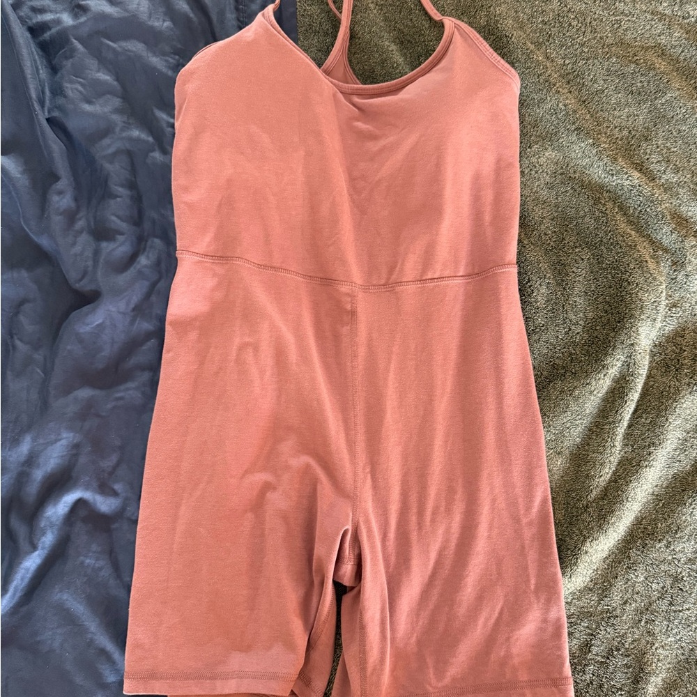 Pink Sleeveless Romper